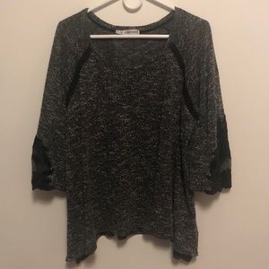 Sweater with detailed cuffs